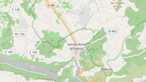 Carte de localisation de l'évènement