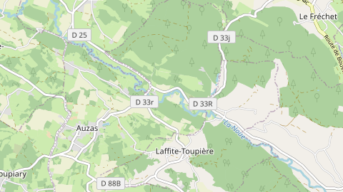 Carte de localisation de l'évènement