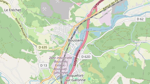 Carte de localisation de l'évènement