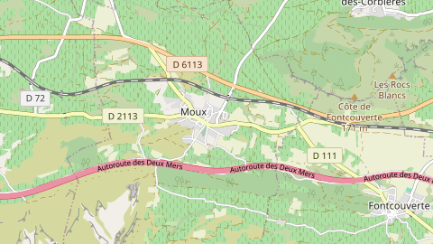 Carte de localisation de l'évènement