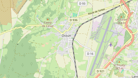 Carte de localisation de l'évènement