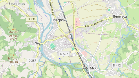 Carte de localisation de l'évènement