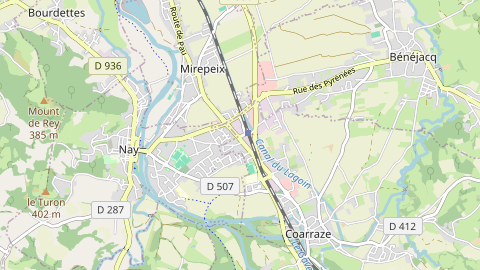 Carte de localisation de l'évènement