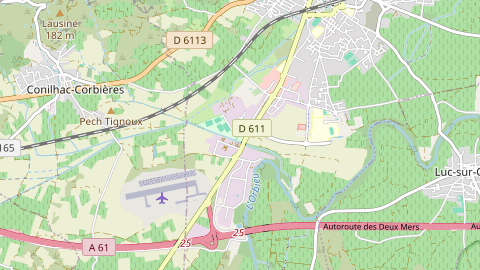 Carte de localisation de l'évènement