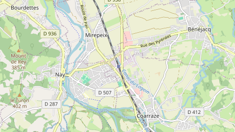 Carte de localisation de l'évènement