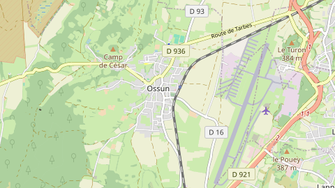 Carte de localisation de l'évènement
