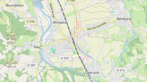 Carte de localisation de l'évènement