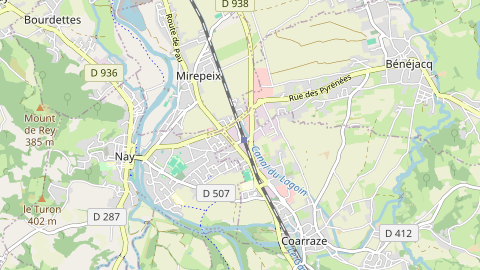 Carte de localisation de l'évènement