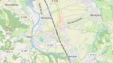 Carte de localisation de l'évènement