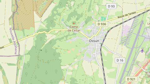 Carte de localisation de l'évènement