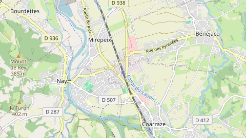 Carte de localisation de l'évènement