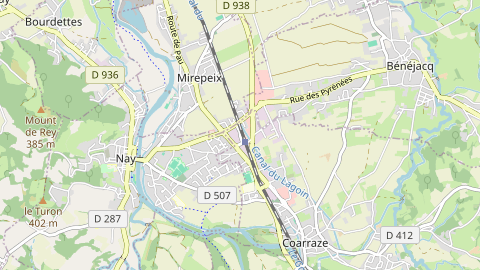 Carte de localisation de l'évènement