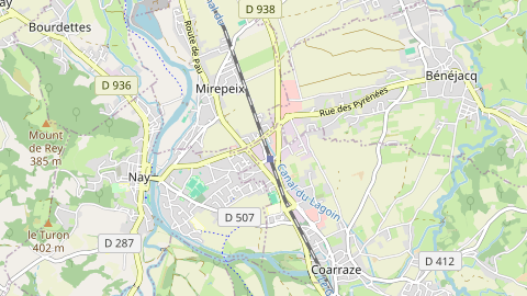 Carte de localisation de l'évènement