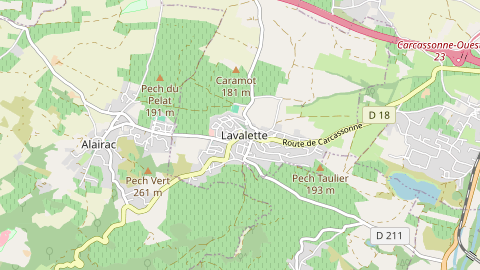 Carte de localisation de l'évènement