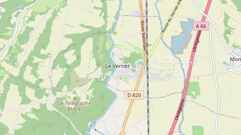 Carte de localisation de l'évènement