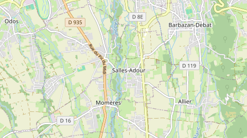 Carte de localisation de l'évènement