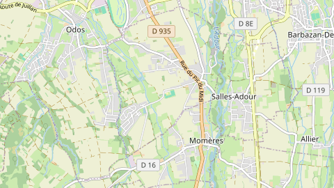 Carte de localisation de l'évènement