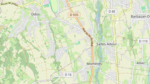 Carte de localisation de l'évènement