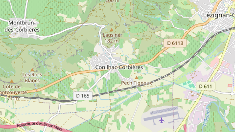 Carte de localisation de l'évènement