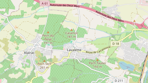 Carte de localisation de l'évènement