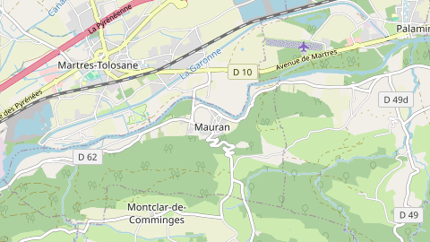 Carte de localisation de l'évènement