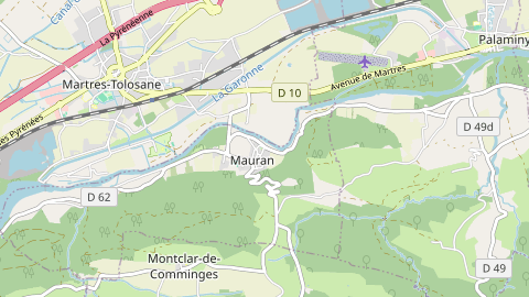 Carte de localisation de l'évènement