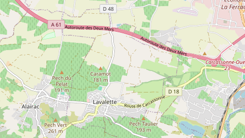 Carte de localisation de l'évènement