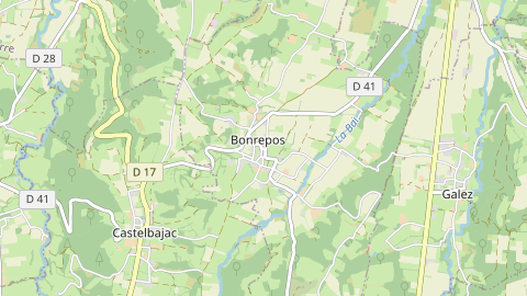 Carte de localisation de l'évènement