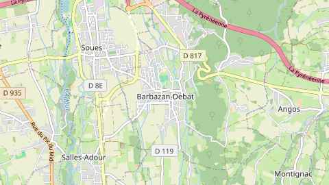Carte de localisation de l'évènement