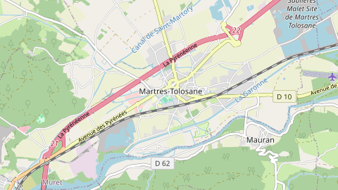 Carte de localisation de l'évènement