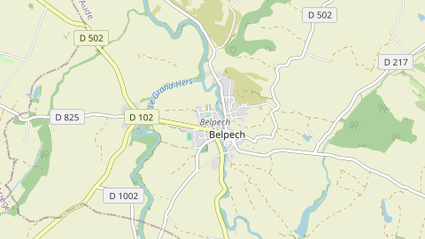 Carte de localisation de l'évènement