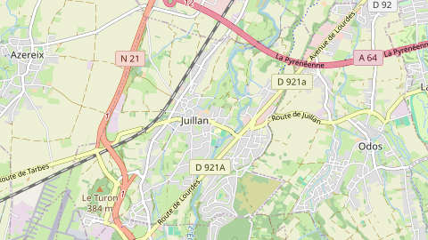 Carte de localisation de l'évènement