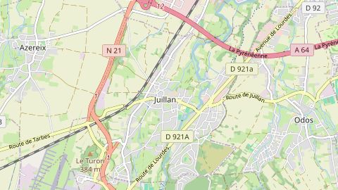 Carte de localisation de l'évènement