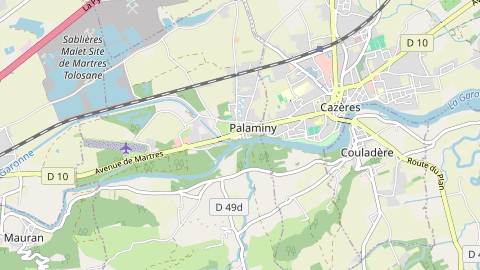 Carte de localisation de l'évènement