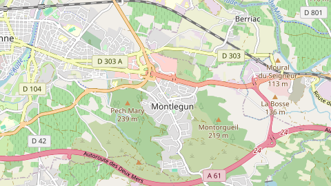 Carte de localisation de l'évènement