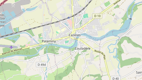 Carte de localisation de l'évènement