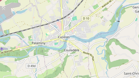 Carte de localisation de l'évènement