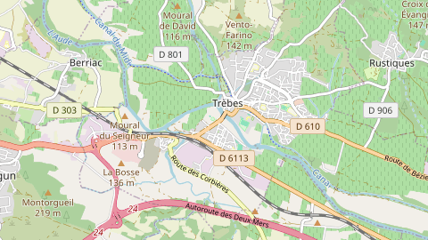 Carte de localisation de l'évènement