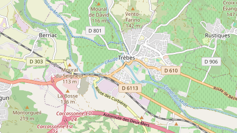 Carte de localisation de l'évènement