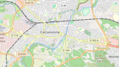 Carte de localisation de l'évènement