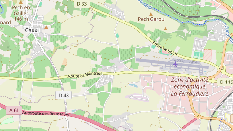 Carte de localisation de l'évènement