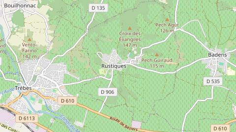 Carte de localisation de l'évènement
