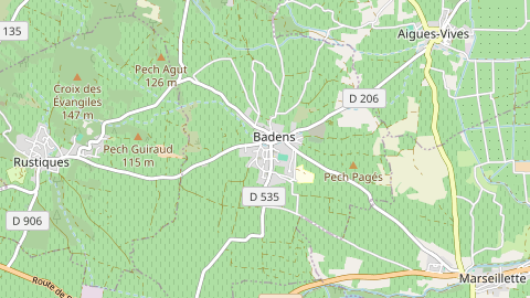 Carte de localisation de l'évènement