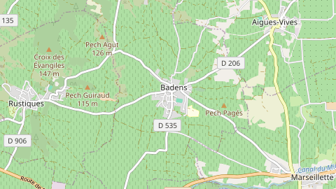 Carte de localisation de l'évènement