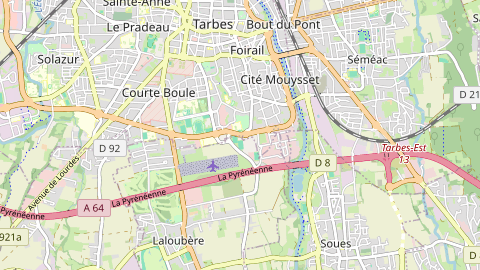 Carte de localisation de l'évènement