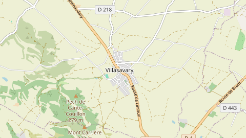 Carte de localisation de l'évènement