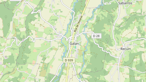 Carte de localisation de l'évènement