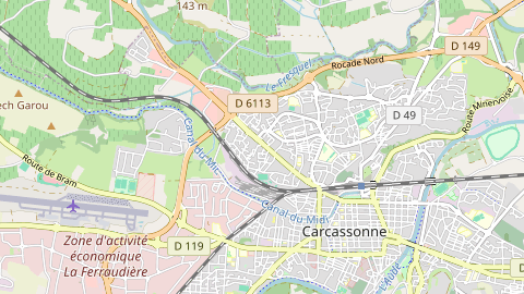 Carte de localisation de l'évènement