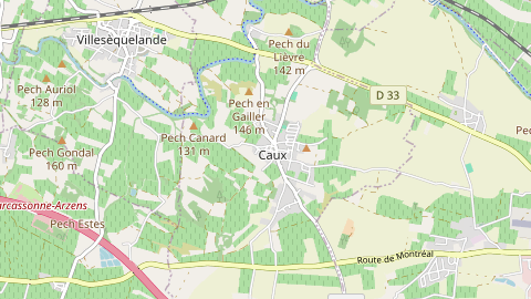 Carte de localisation de l'évènement