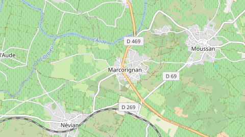 Carte de localisation de l'évènement